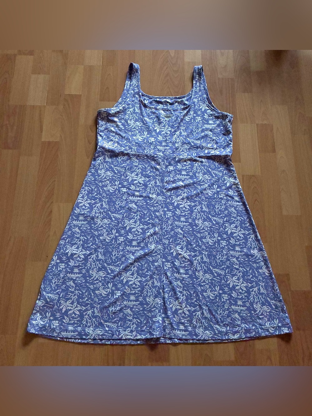 Columbia PFG Freezer III Dress Womens Sz XL Purple Omni Freeze UPF Stretch